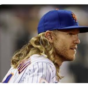 NY METS NOAH SYNDERGAARD HAT HAIR Citi Field 5/6/2017 costume baseball cap